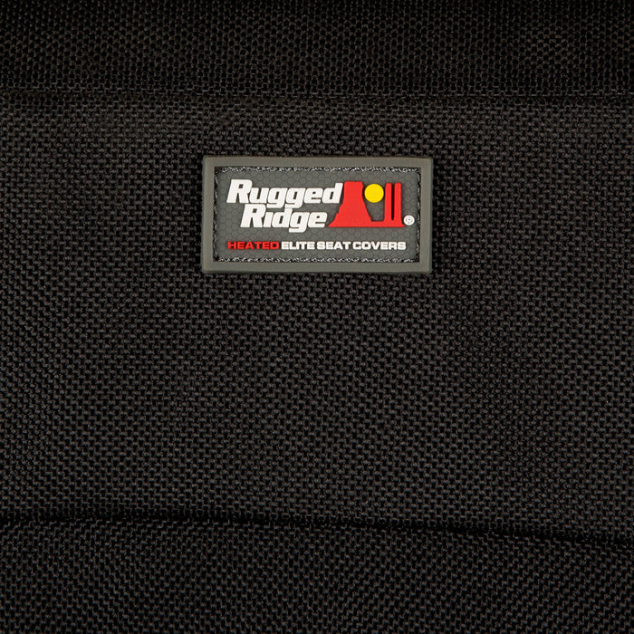Rugged Ridge Elite Ballistic Heated Seat Cover Kit, Front; 11-18 Wrangler JK/JKU 13216.04
