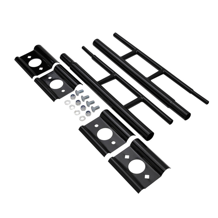 EAG Black Steel Extention for Crew Cabs Fit for Contractors Rack 16601 18601 19601 PN# 18606
