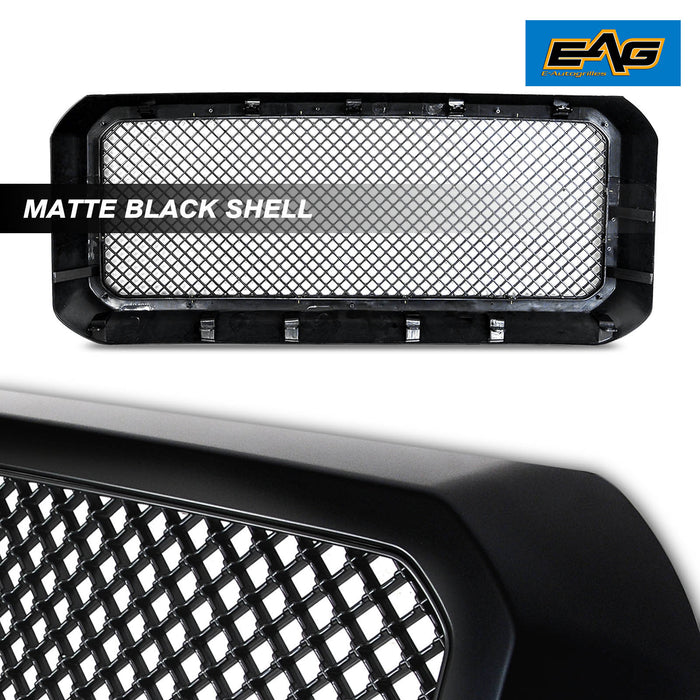 EAG Mesh Grille Replacement ABS Grill Fit for 11-16 Super Duty PN# 11FSAG01
