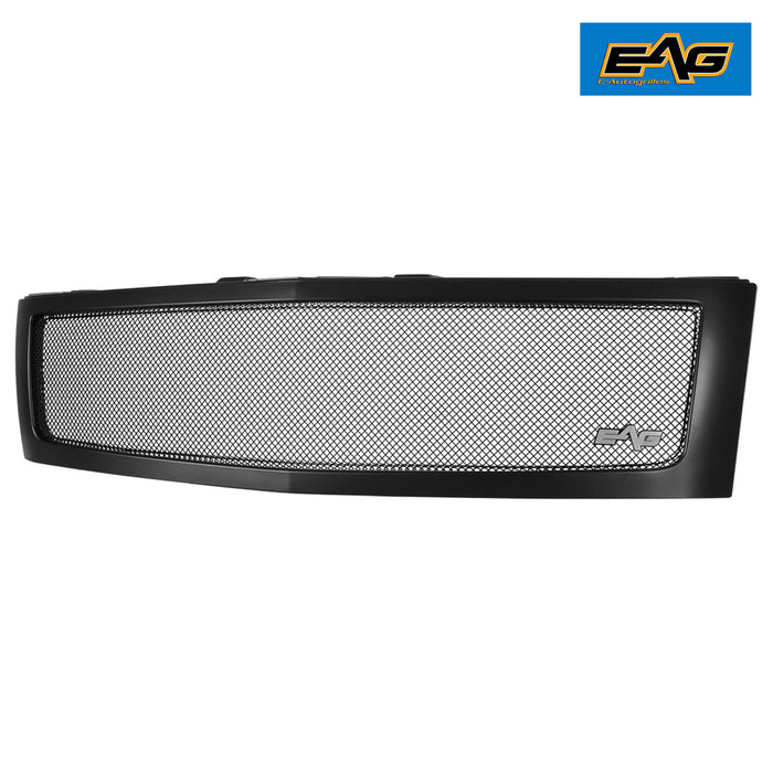 EAG Replacement Grille Black Stainless Steel Wire Mesh with ABS Shell Fit for 07-13 Silverado 1500 PN# 07CSMG00