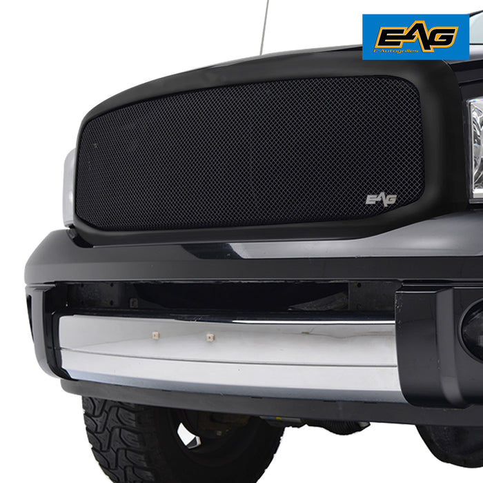 EAG Replacement Grille Black Stainless Steel Mesh with ABS Shell Fit 06-08 Ram 1500/06-09 Ram 2500/3500 PN# 06DGMG00