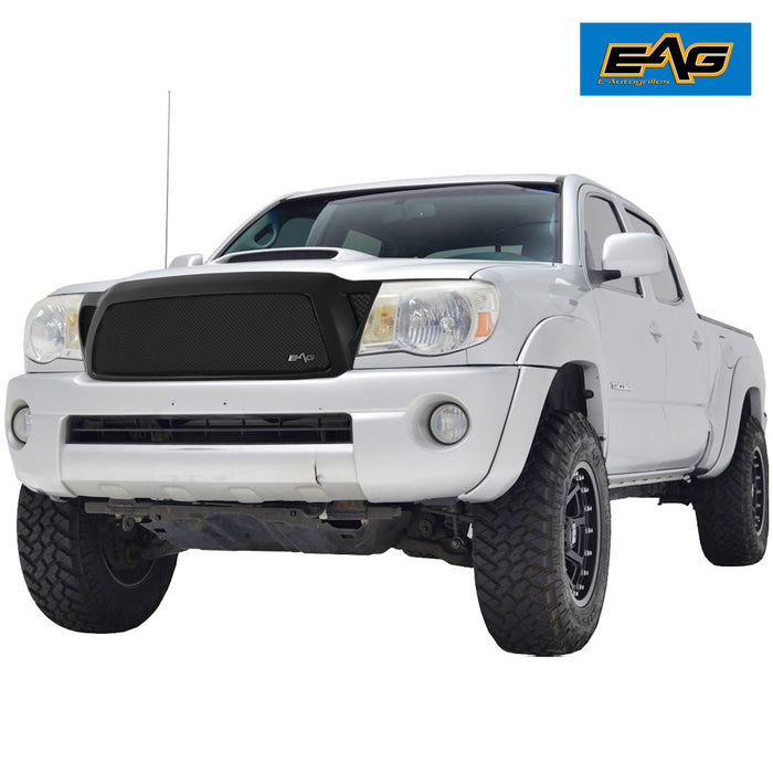 EAG Replacement Grille Black Stainless Steel Wire Mesh with ABS Shell Fit for 05-11 Tacoma PN# 05TAMG00