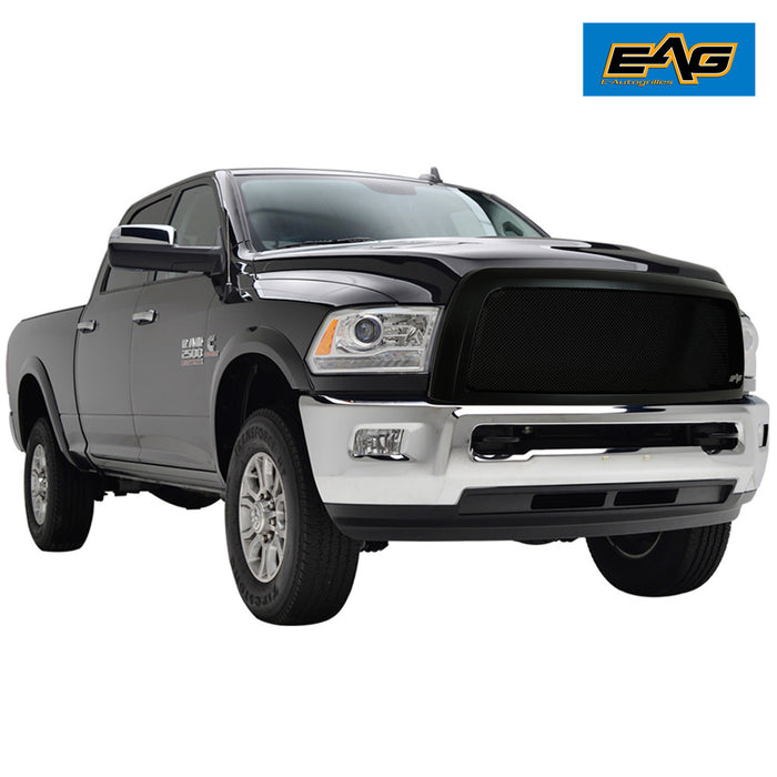 EAG Replacement Grille Black Stainless Steel Wire Mesh with ABS Shell Fit for 13-18 Ram 2500/3500 PN# 13DHMG00