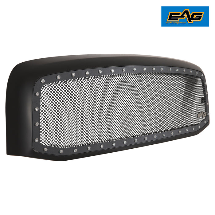 EAG Rivet Stainless Steel Wire Mesh Replacement Fit for 06-08 Ram 1500/07-09 Ram 2500/3500 Grille PN# 06DGBB00