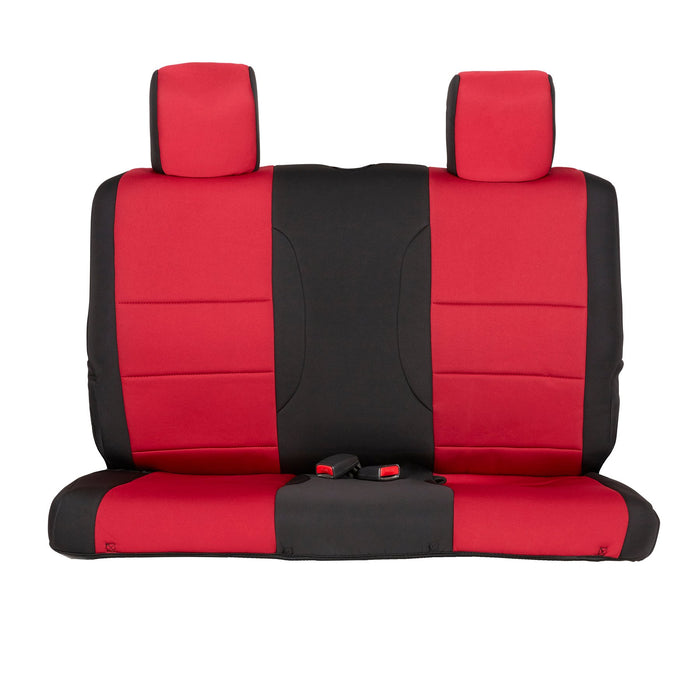 Smittybilt Neoprene Seat Cover Set Front/Rear - Red 471530