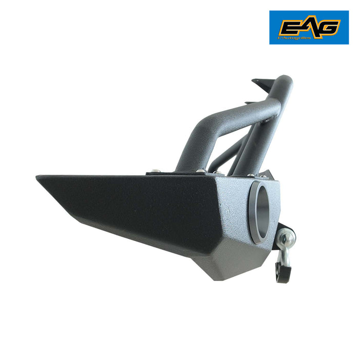 EAG Front Bumper with LED Lights and Winch Plate Fit 84-01 Cherokee XJ / 84-01 Comanche MJ. PN# JXJFB002