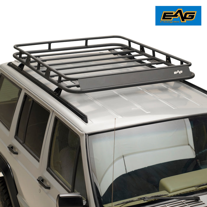 EAG Black Steel Roof Rack Cargo Basket Fit for 84-01 Cherokee XJ PN# JXJML000