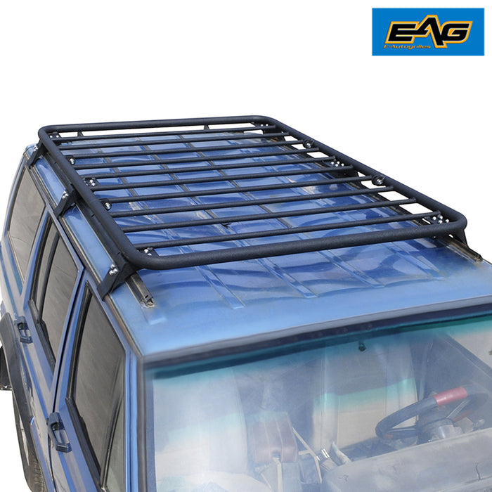 EAG Flat Style 2" Tube Roof Rack Cargo Baggage Luggage Platform Fit for 1984-2001 Cherokee XJ PN# JXJML003