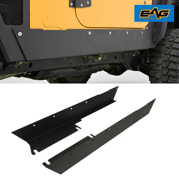 EAG Armor Rocker Panel Guard Rock Sliders 1 Pair Fit for 97-06 Wrangler TJ PN# JTJRG003