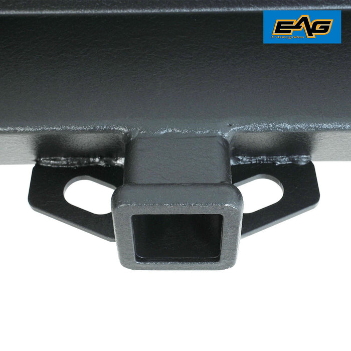 EAG Steel Rear Bumper with Hitch Receiver Fit for 1984-2001 Cherokee XJ PN# JXJRB000