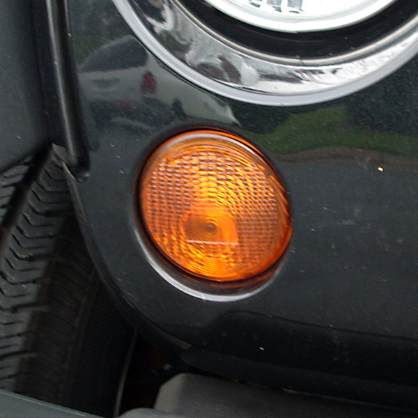 Omix Parking Light Assembly, Right Amber; 07-13 Jeep Wrangler JK 12405.24
