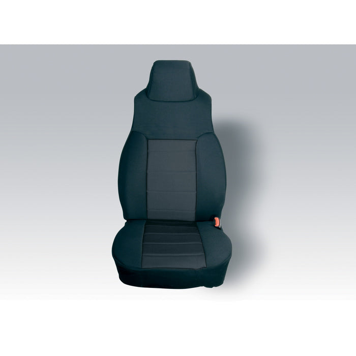 Rugged Ridge Seat Cover Kit, Front, Neoprene, Black; 03-06 Jeep Wrangler TJ 13213.01