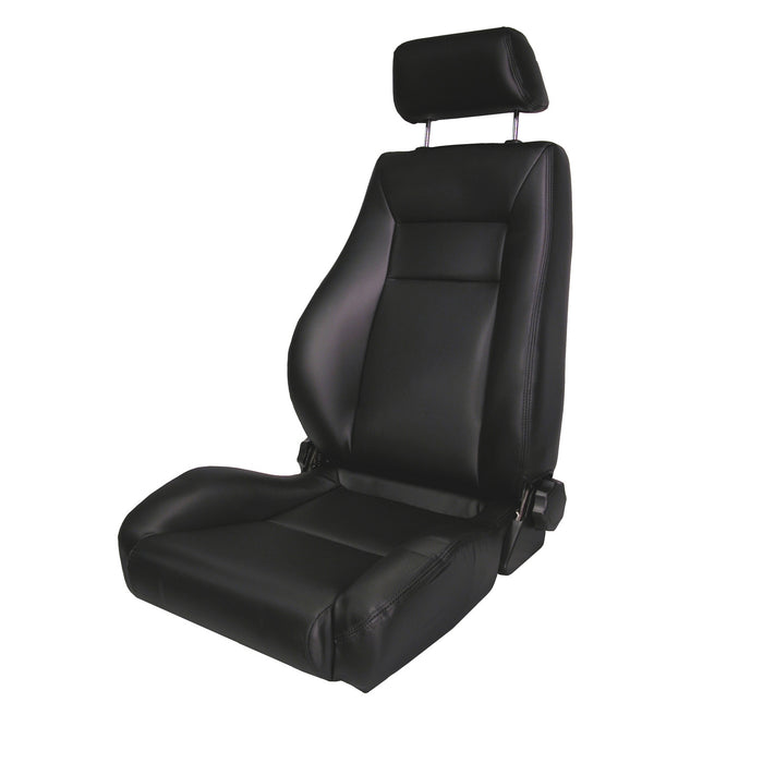 Rugged Ridge Ultra Seat, Front, Reclinable, Black Denim; 76-02 CJ/Wrangler YJ/TJ 13404.15