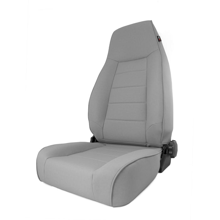 Rugged Ridge Seat, High-Back, Front, Reclinable, Gray; 97-06 Jeep Wrangler TJ 13412.09