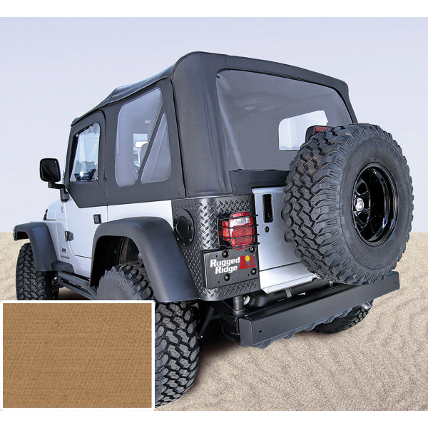Rugged Ridge Soft Top, Spice, Tinted Windows; 97-02 Jeep Wrangler TJ 13705.37