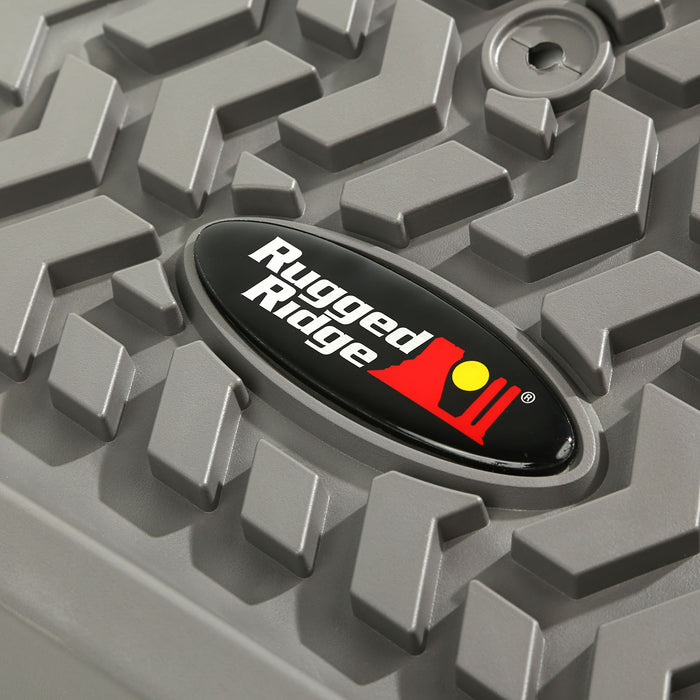 Rugged Ridge Floor Liner, Rear; Gray, 2011-2020 Dodge / Jeep Durango / Grand Cherokee WK2  14950.15
