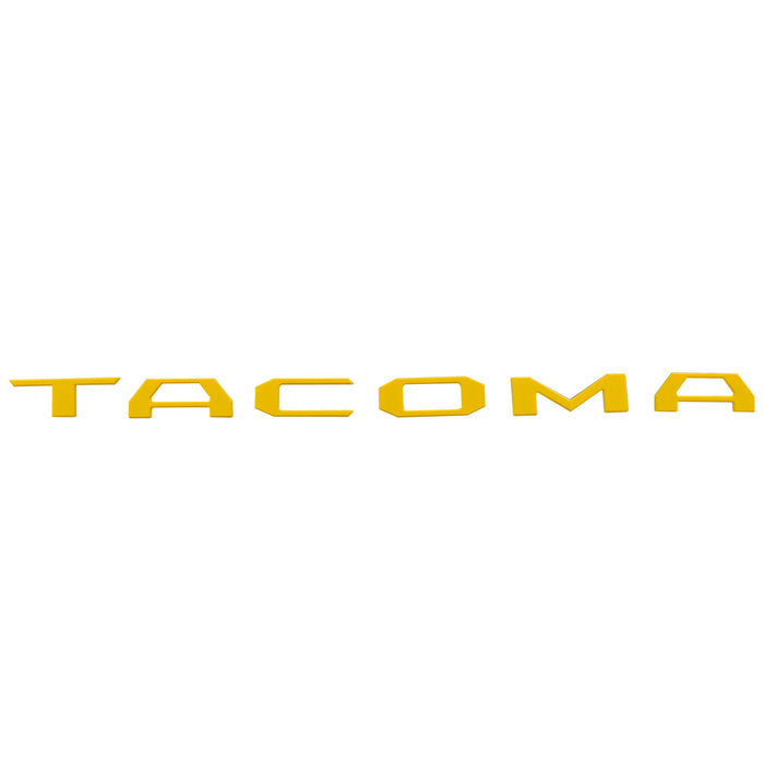 EAG Tailgate Insert Letters (Yellow) Compatible with 16-18 Tacoma PN# 16TAMS00Y