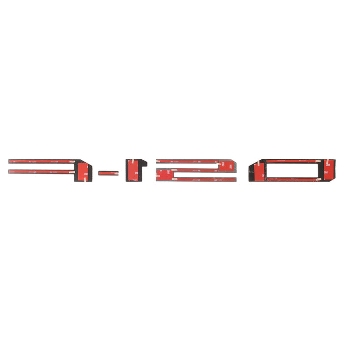 EAG Matte Black Rear Tailgate Insert Letters Fit for 2018-2020 F-150 PN# 18FFMS00B