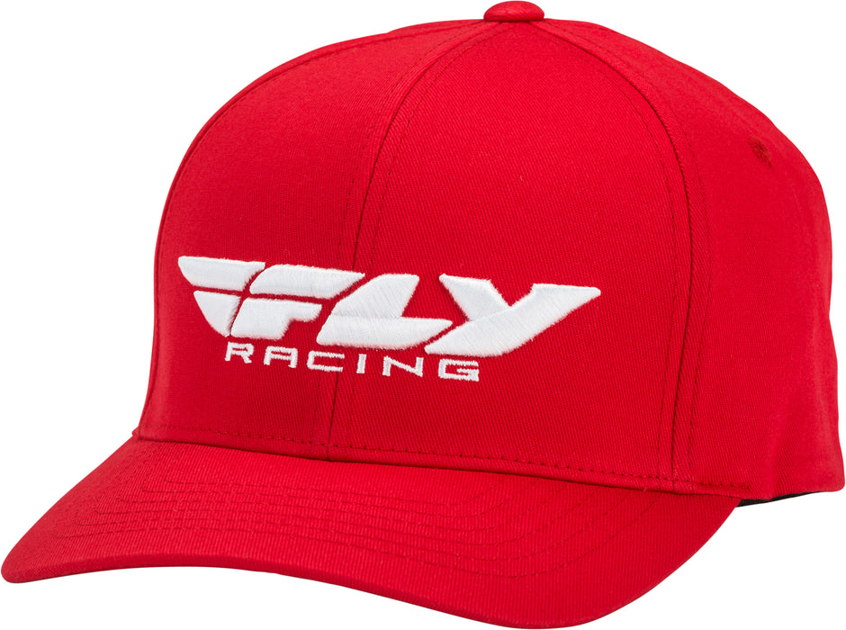 FLY RACING FLY PODIUM HAT RED LG/XL PN# 351-0386L