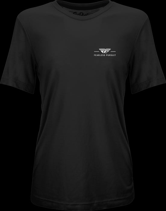 FLY RACING WOMEN'S FLY MOTTO TEE BLACK MD PN# 356-0050M