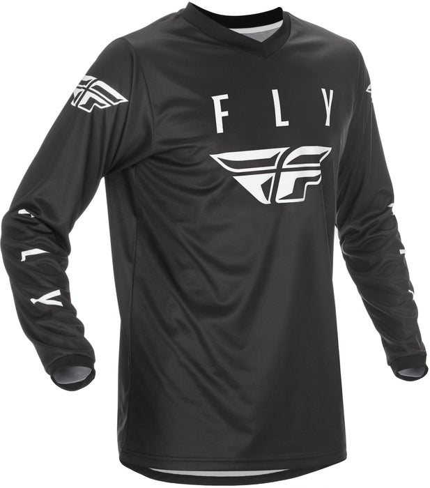 FLY RACING FLY UNIVERSAL JERSEY BLACK/WHITE 4X PN# 374-9914X