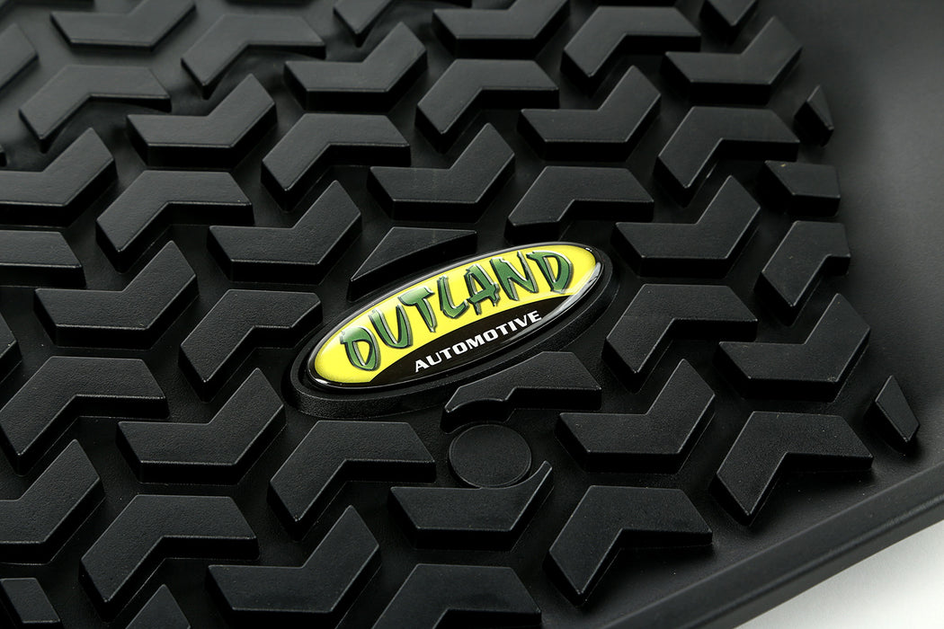 Outland Floor Liner, Front; Black, 1984-2001 Jeep Cherokee XJ  391292025