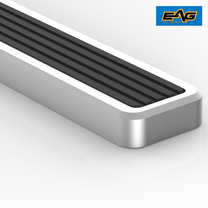 EAG Aluminum Running Board 80 Inch x4 Inch with Mounting Bracket Fit for 05-15 Toyota Tacoma Access Cab PN# 52-4020+52-1480