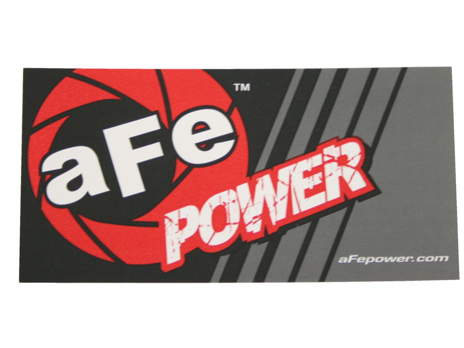 aFe aFe POWER Contingency Sticker, 2 IN x 4.67 IN PN# 40-10077