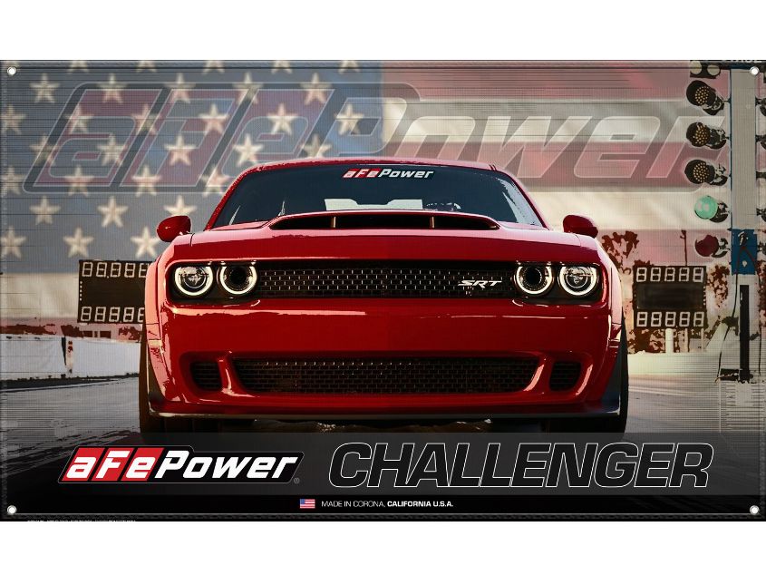 aFe aFe POWER Display Banner Dodge Challenger SRT PN# 40-10214