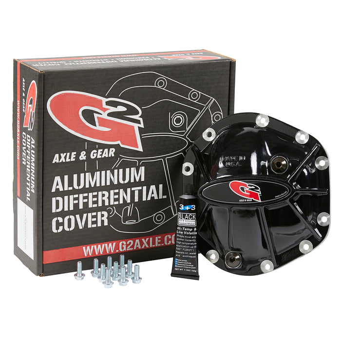 G2 Axle and Gear Dana 44 Aluminum Cover Black 40-2033ALB