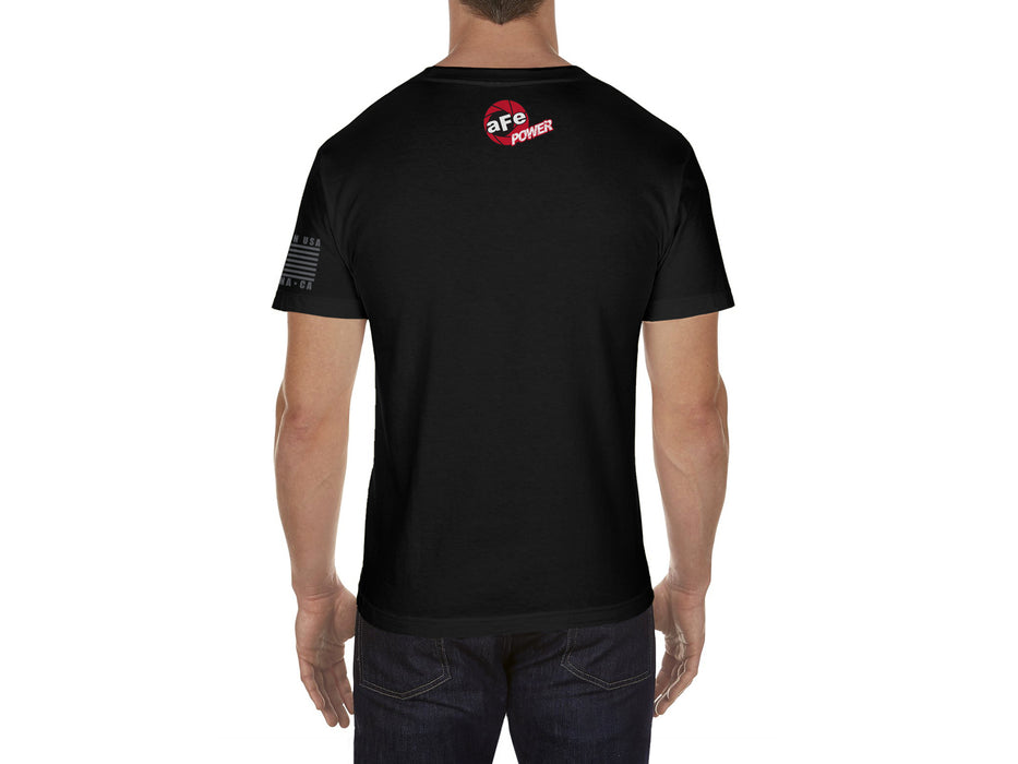 aFe Diesel Graphic Mens T-Shirt Black (L) PN# 40-30222