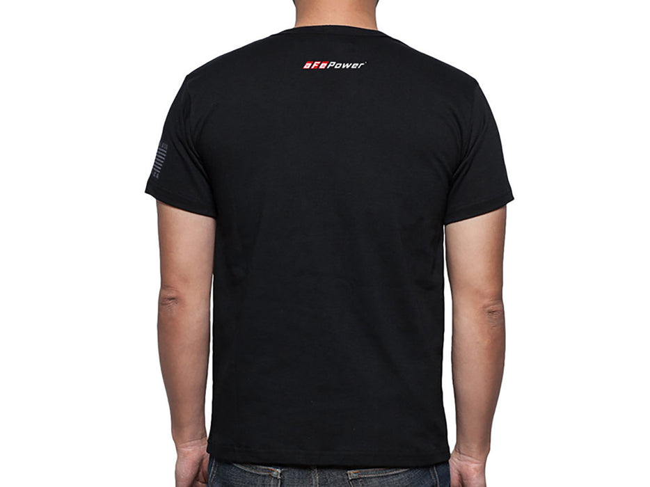 aFe Motorsport Mens T-Shirt Black (M) PN# 40-30442-B