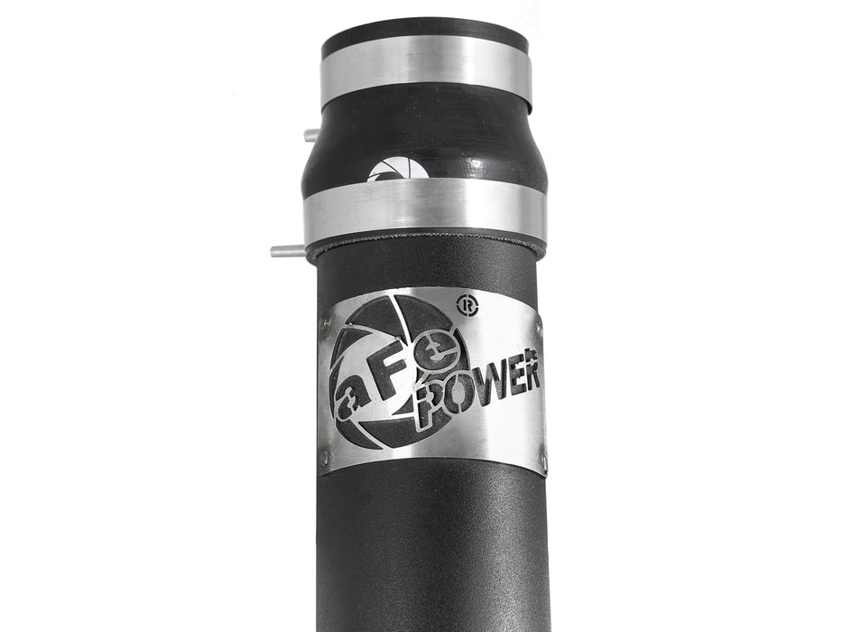 aFe BladeRunner 3-1/2 IN Aluminum Cold Charge Pipe Black PN# 46-20067-B