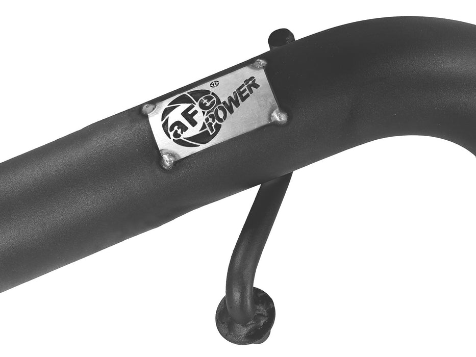 aFe BladeRunner Aluminum Hot and Cold Charge Pipe Kit Black PN# 46-20214-B