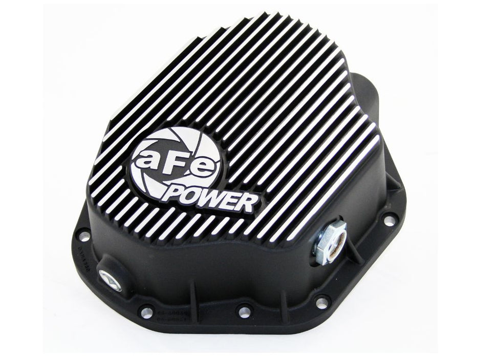 aFe Pro Series Rear Differential Cover Black w/ Machined Fins PN# 46-70032