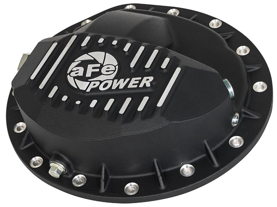 aFe Pro Series Rear Differential Cover Black w/ Machined Fins PN# 46-70372