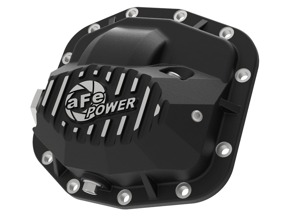 aFe Pro Series Front Differential Cover Black (Dana M186) PN# 46-71010B