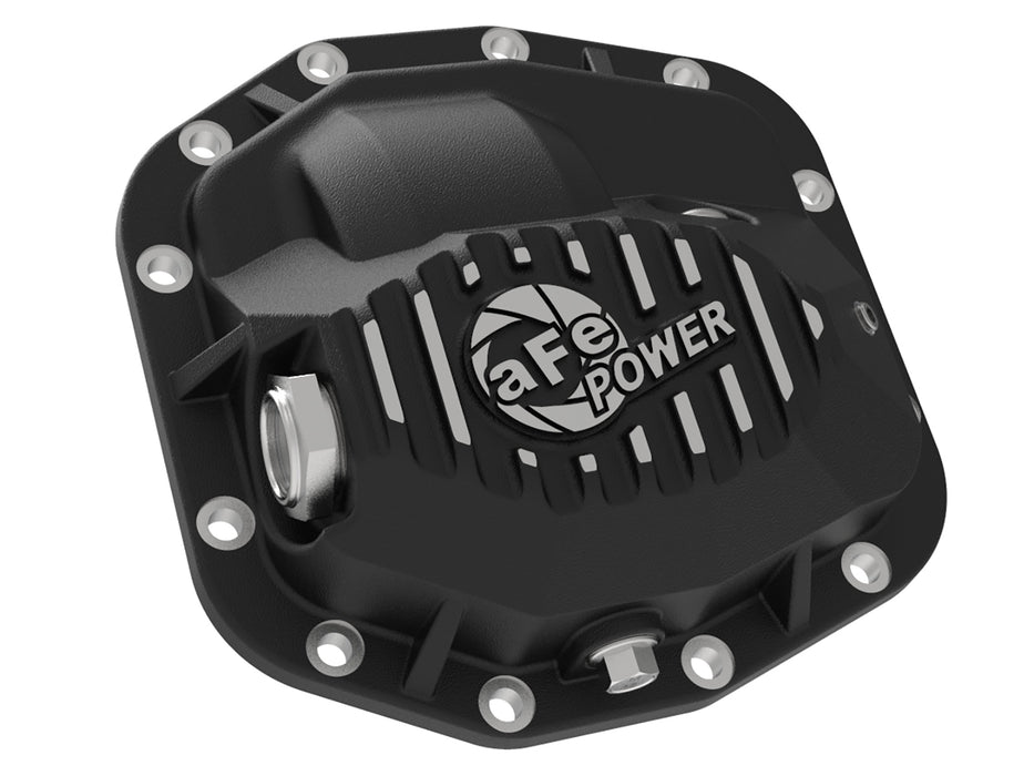 aFe Pro Series Front Differential Cover Black (Dana M186) PN# 46-71010B