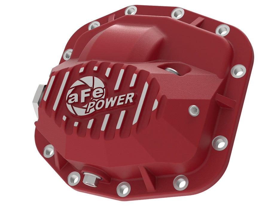 aFe Pro Series Front Differential Cover Red (Dana M186) PN# 46-71010R