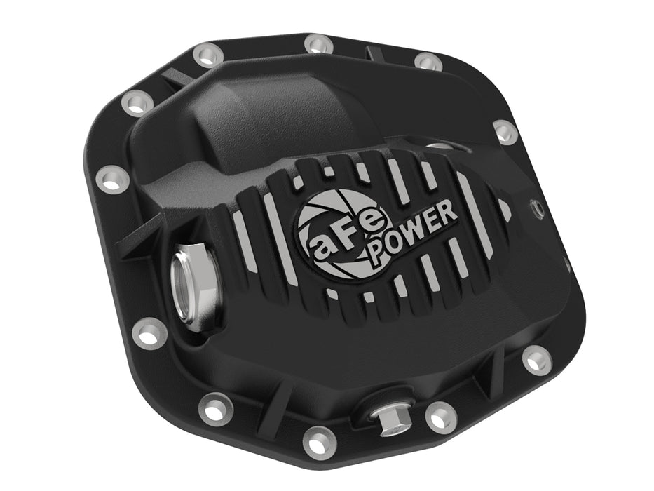 aFe Pro Series Front Differential Cover Black w/ Oil (Dana M186) PN# 46-71011B