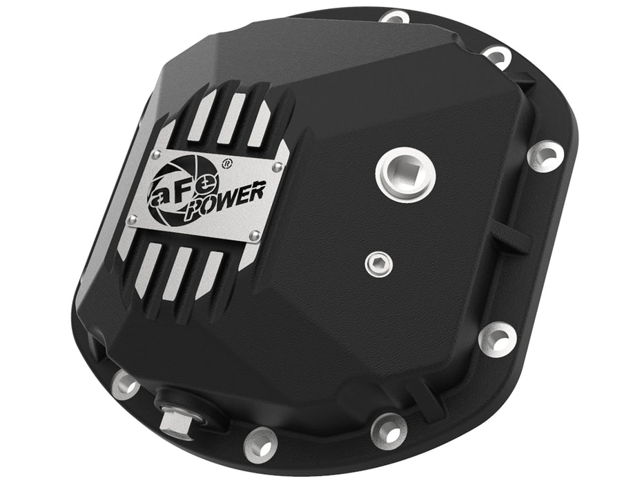 aFe Pro Series Dana 30 Front Differential Cover Black w/ Machined Fins PN# 46-71130B