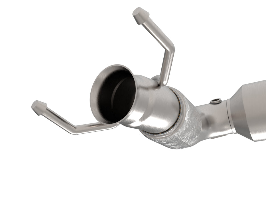 aFe aFe POWER Direct Fit 409 Stainless Steel Catalytic Converter Front PN# 47-46306