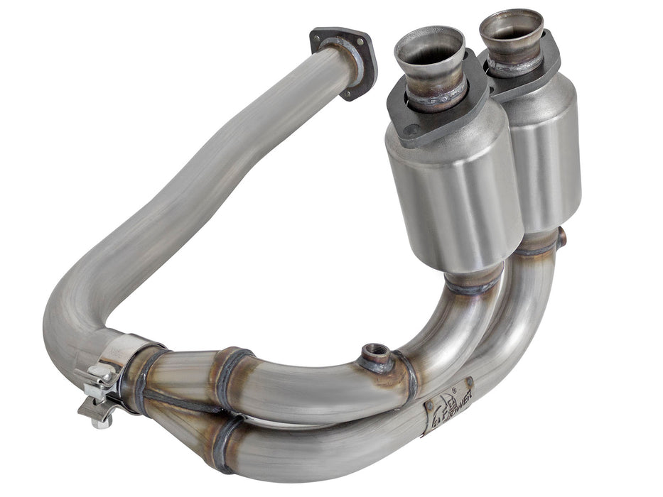 aFe aFe POWER Direct Fit 409 Stainless Steel Front Catalytic Converter PN# 47-48001
