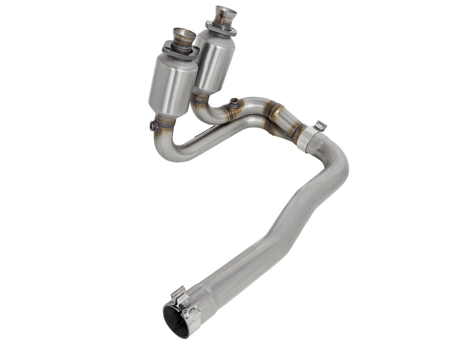 aFe aFe POWER Direct Fit 409 Stainless Steel Front Catalytic Converter PN# 47-48003