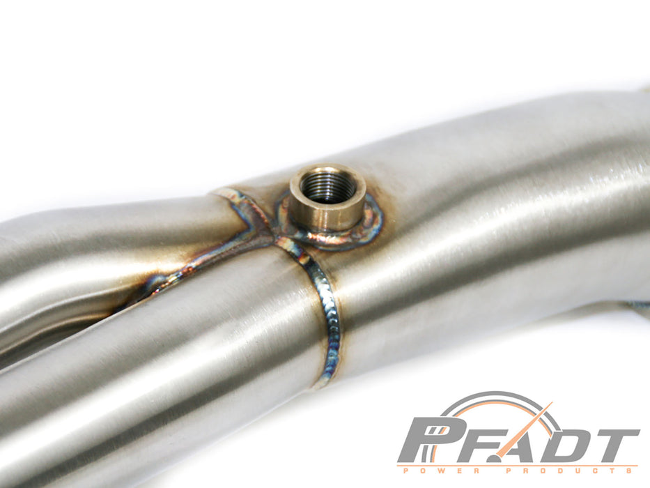 aFe PFADT Series Tri-Y Long Tube Header & X-Pipe 304 Stainless Steel PN# 48-34107-YN