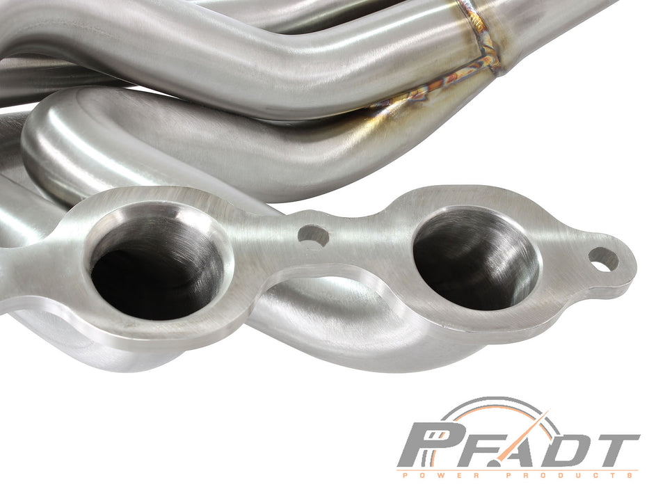 aFe PFADT Series Tri-Y Long Tube Header & X-Pipe 304 Stainless Steel PN# 48-34112-YN