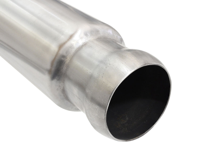 aFe Twisted Steel Long Tube Header & Y-Pipe 409 Stainless Steel w/ Cat PN# 48-44006-YC