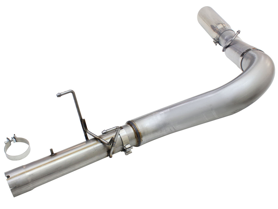 aFe ATLAS 5 IN Aluminized Steel DPF-Back Exhaust System w/Polished Tip PN# 49-02051-1P