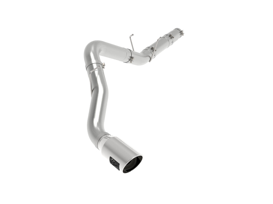 aFe ATLAS 5 IN Aluminized Steel DPF-Back Exhaust System w/Polished Tip PN# 49-02078-P