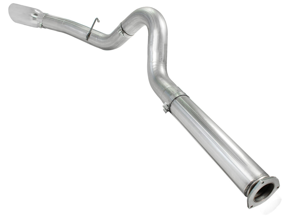 aFe ATLAS 5 IN Aluminized Steel DPF-Back Exhaust System w/Polished Tip PN# 49-03055-P